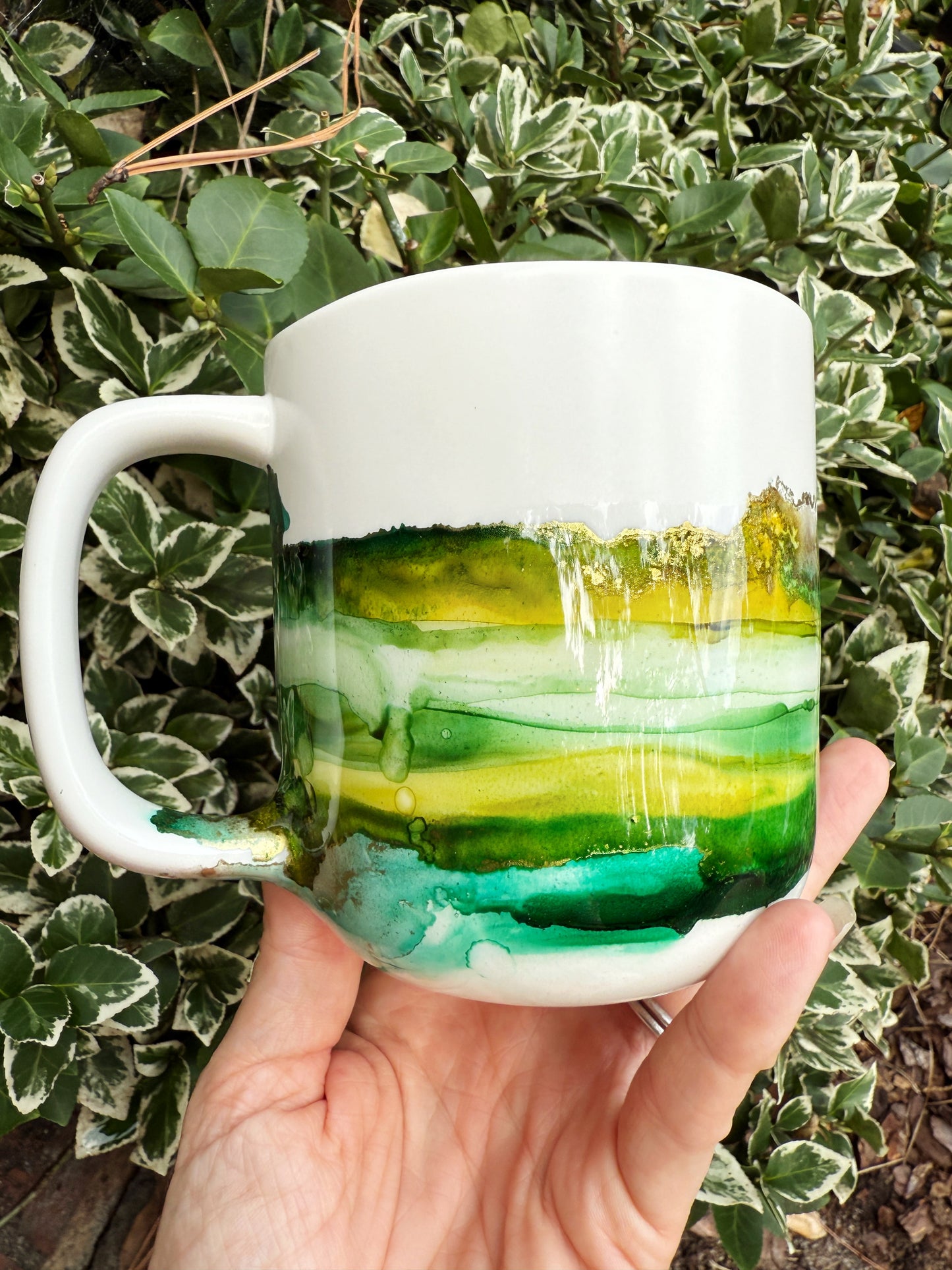 Great Smoky Mountains Hand Painted Mug