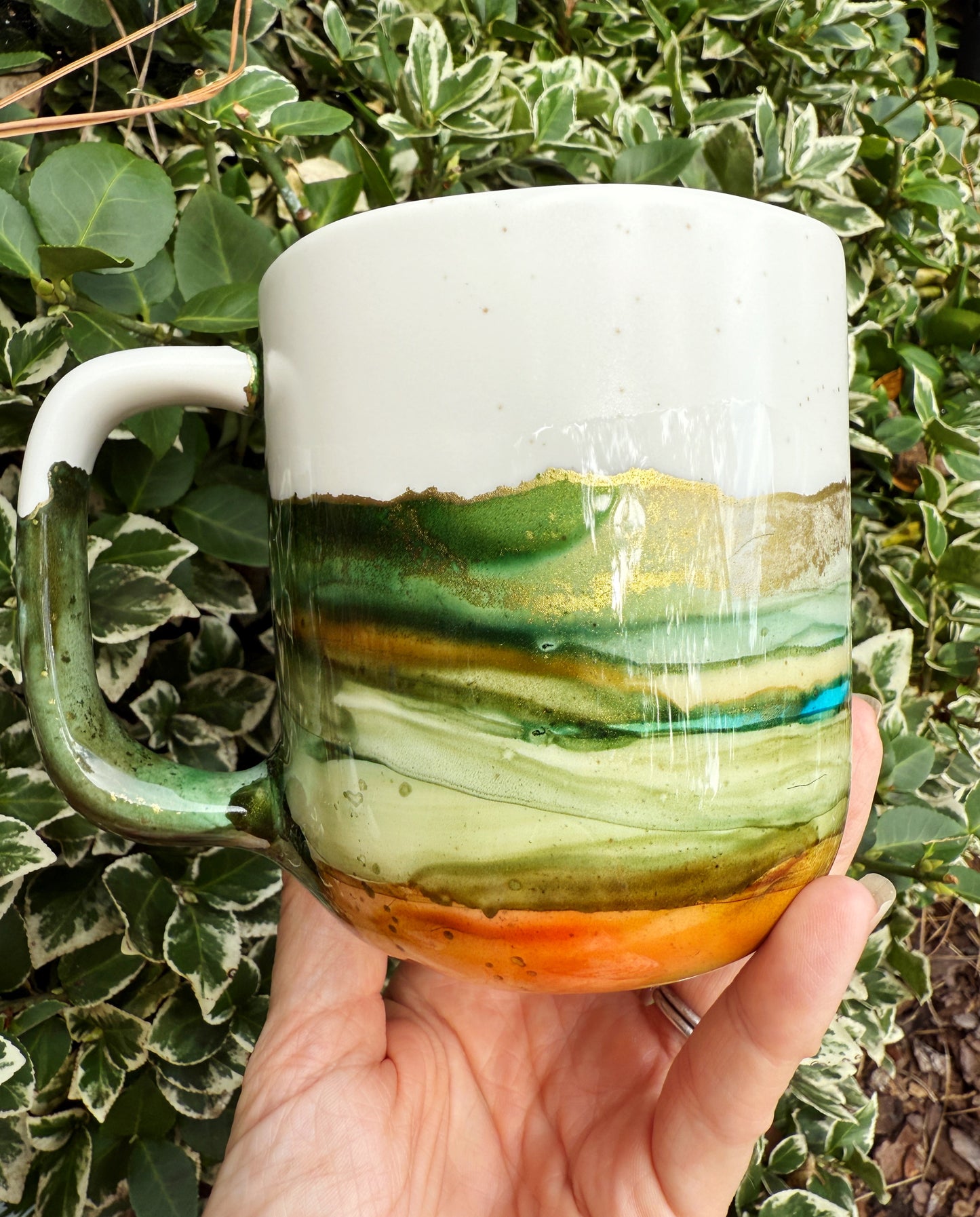 Grand Teton Artisan Hand Painted Mug