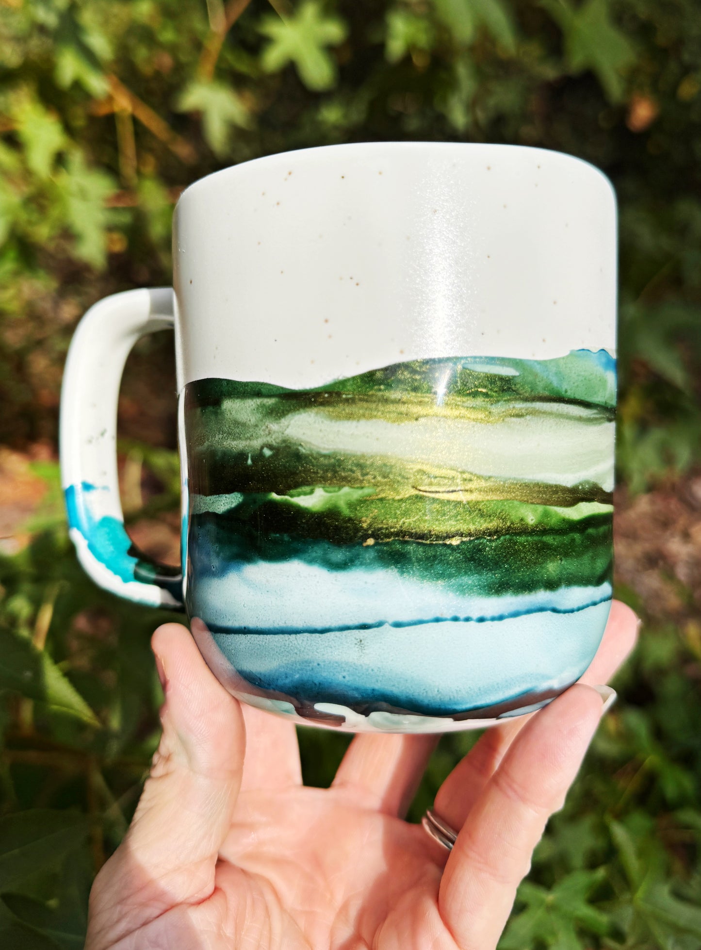 Rocky Mountain Hand Painted Mug