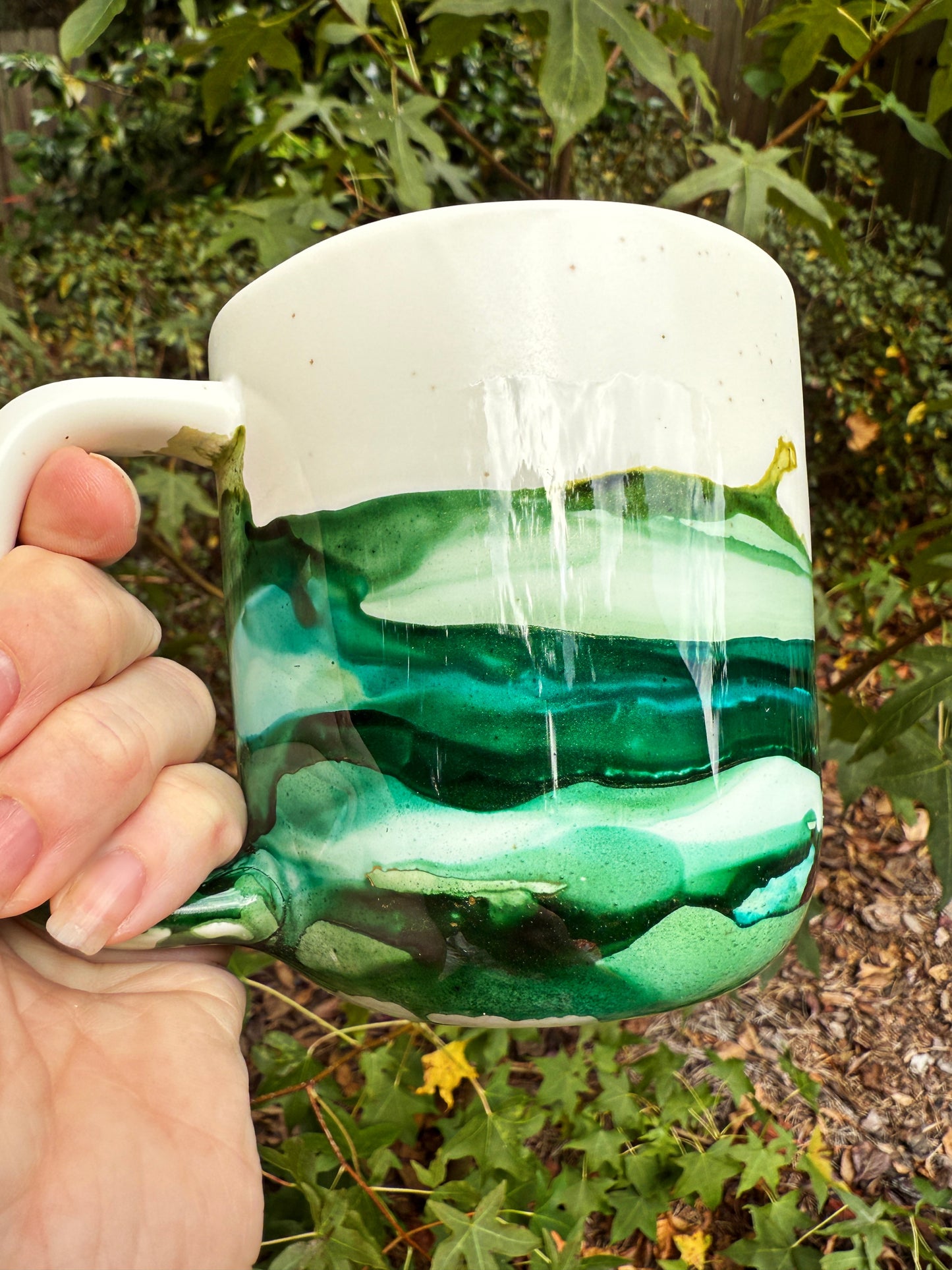 Olympic Artisan Hand Painted Mug