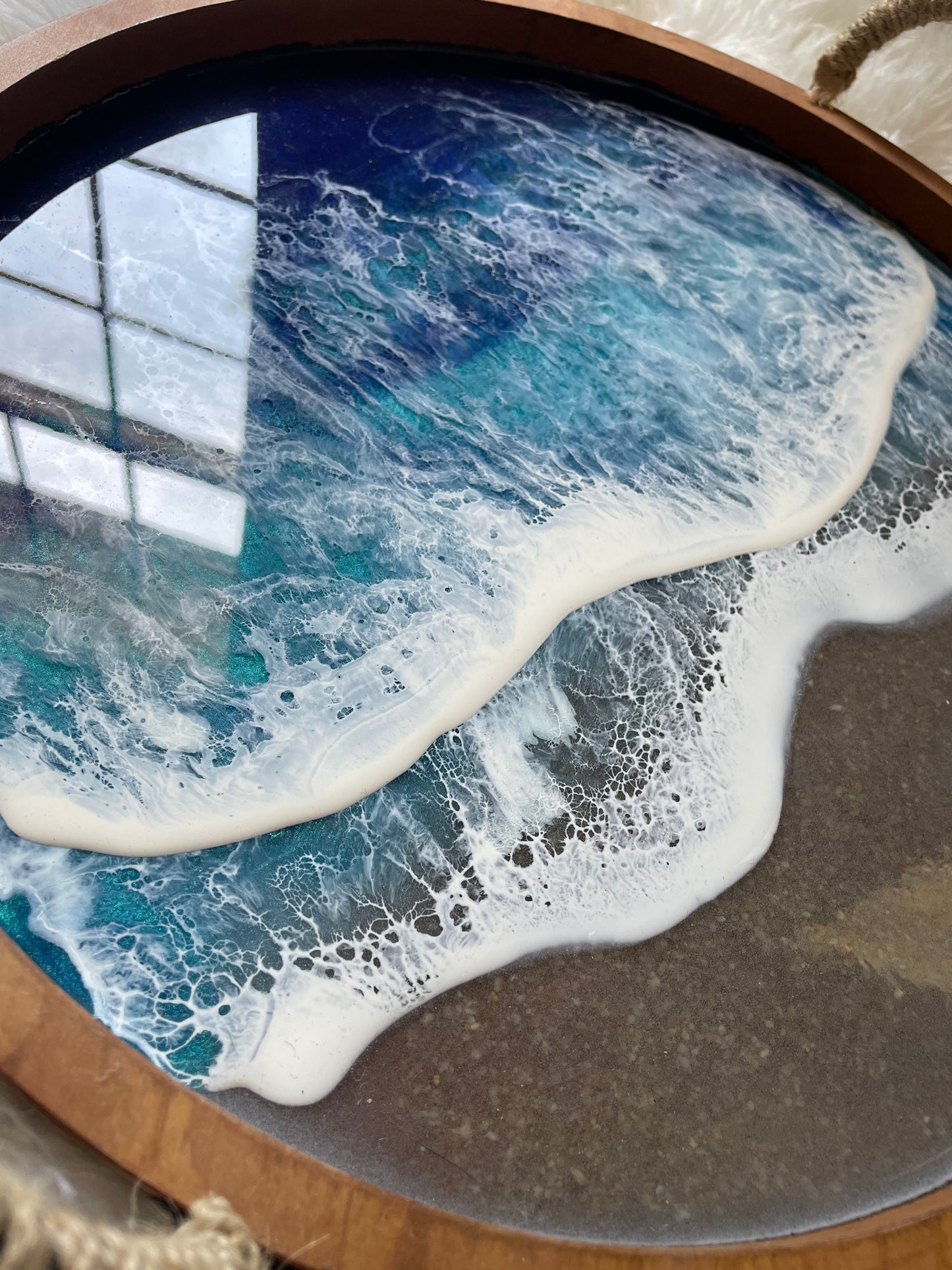 Coastal Coffee Table Tray