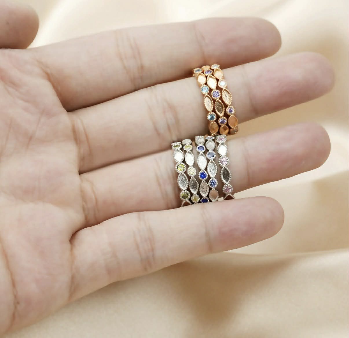 Sterling Silver Birthstone Ring