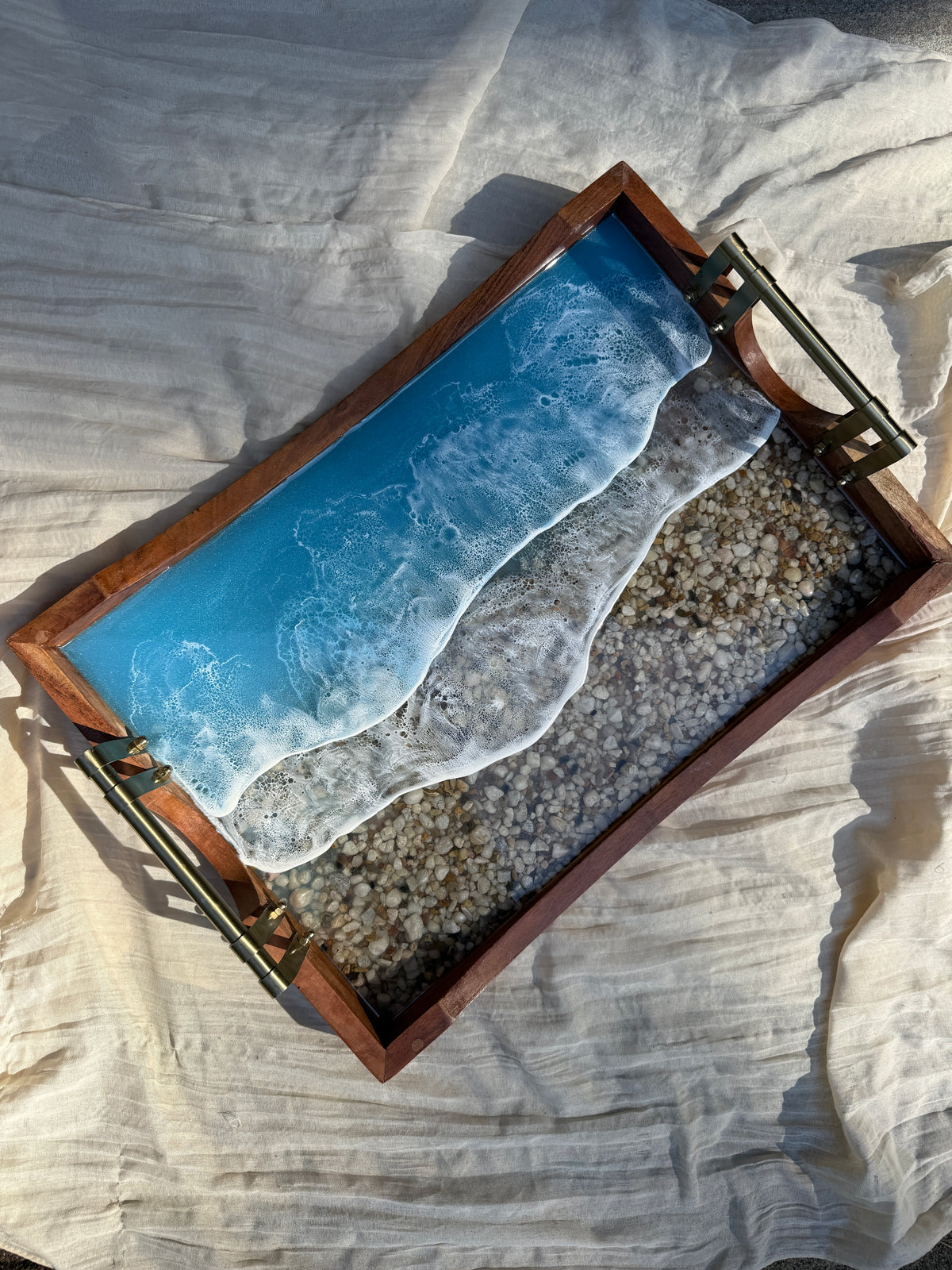 Blue Ridge Parkway Pebble Table Tray