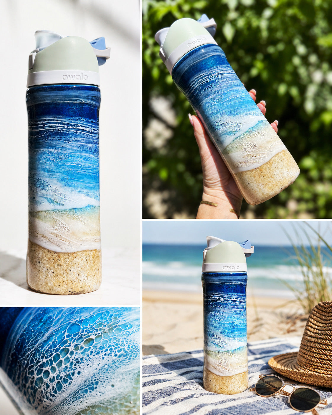 Owala FreeSip OBX Sand Coastal Water Bottle