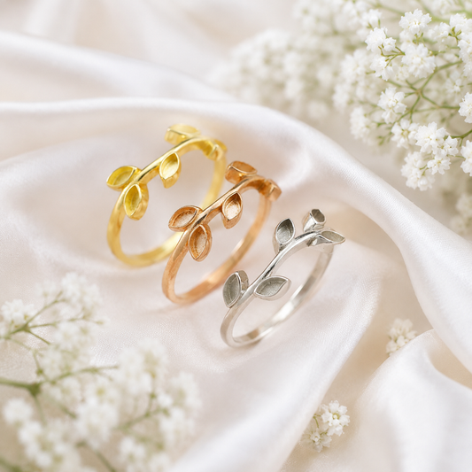14K Gold Heirloom Marquis Ring