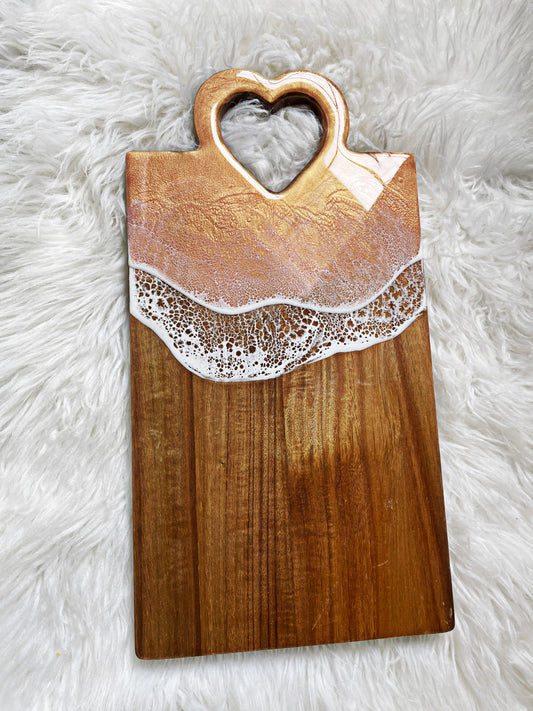 Peachy Pink Charcuterie Board