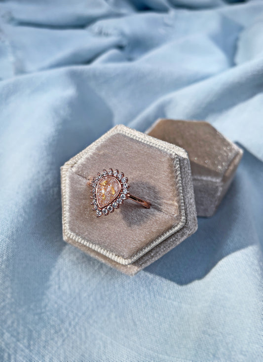 Teardrop Keepsake Ring