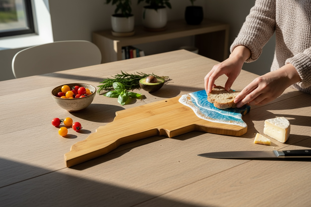 Custom Home State Cutting Board