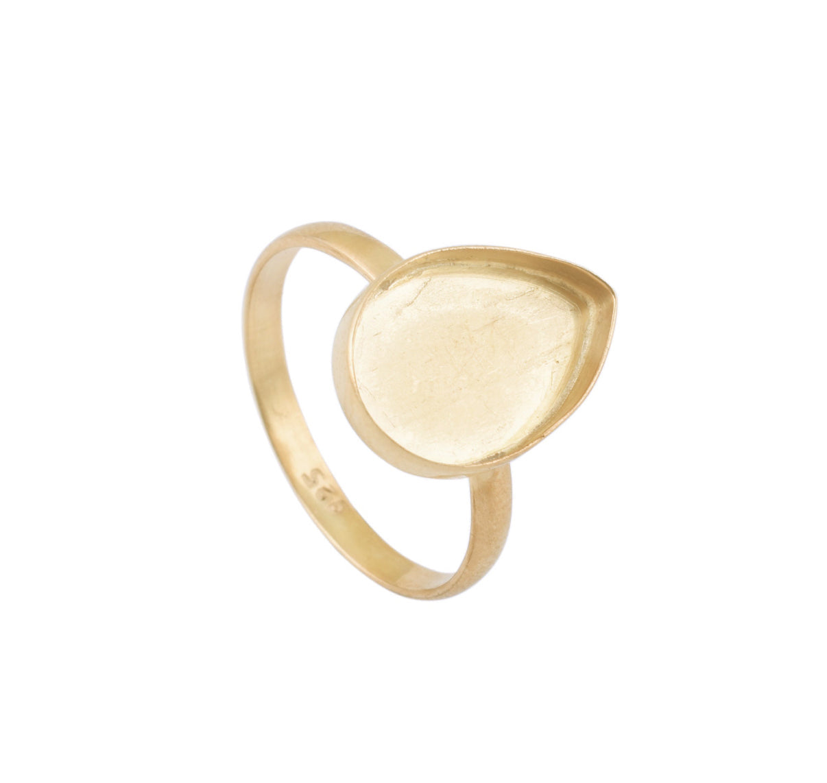 Pear Shaped Keepsake Ring