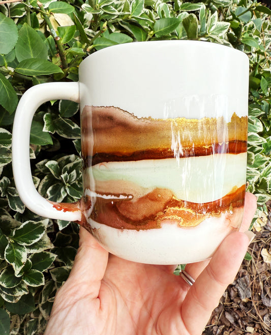 Yosemite Artisan Hand Painted Mug