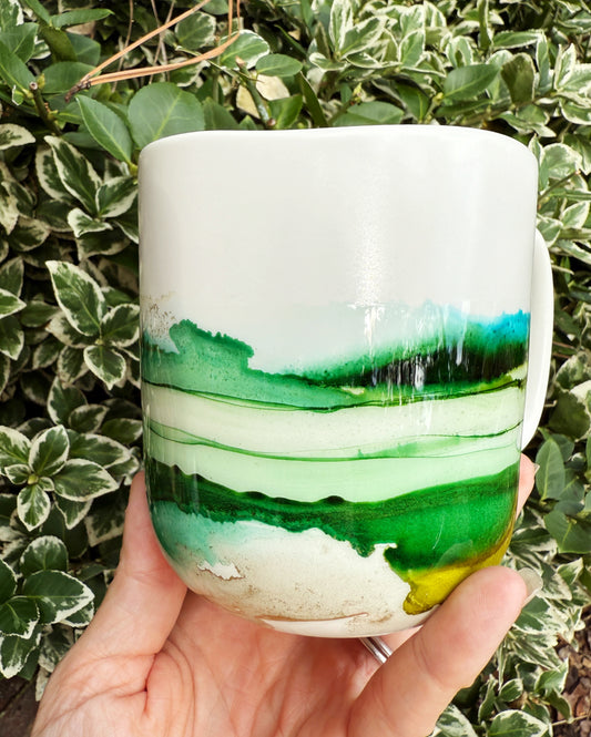 Great Smoky Mountains Hand Painted Mug