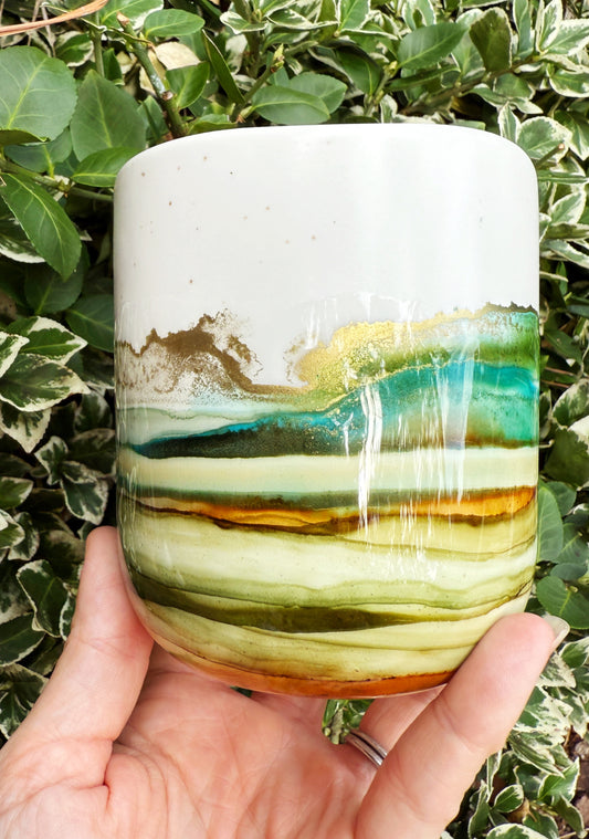 Grand Teton Artisan Hand Painted Mug