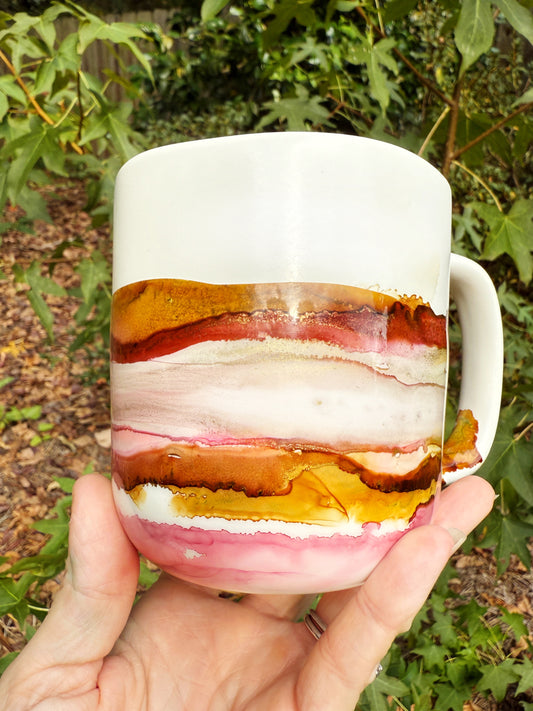 Horseshoe Bend Hand Painted Mug