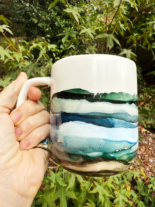 Blue Ridge Parkway Hand Painted Mug