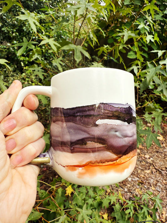 Death Valley Hand Painted Mug