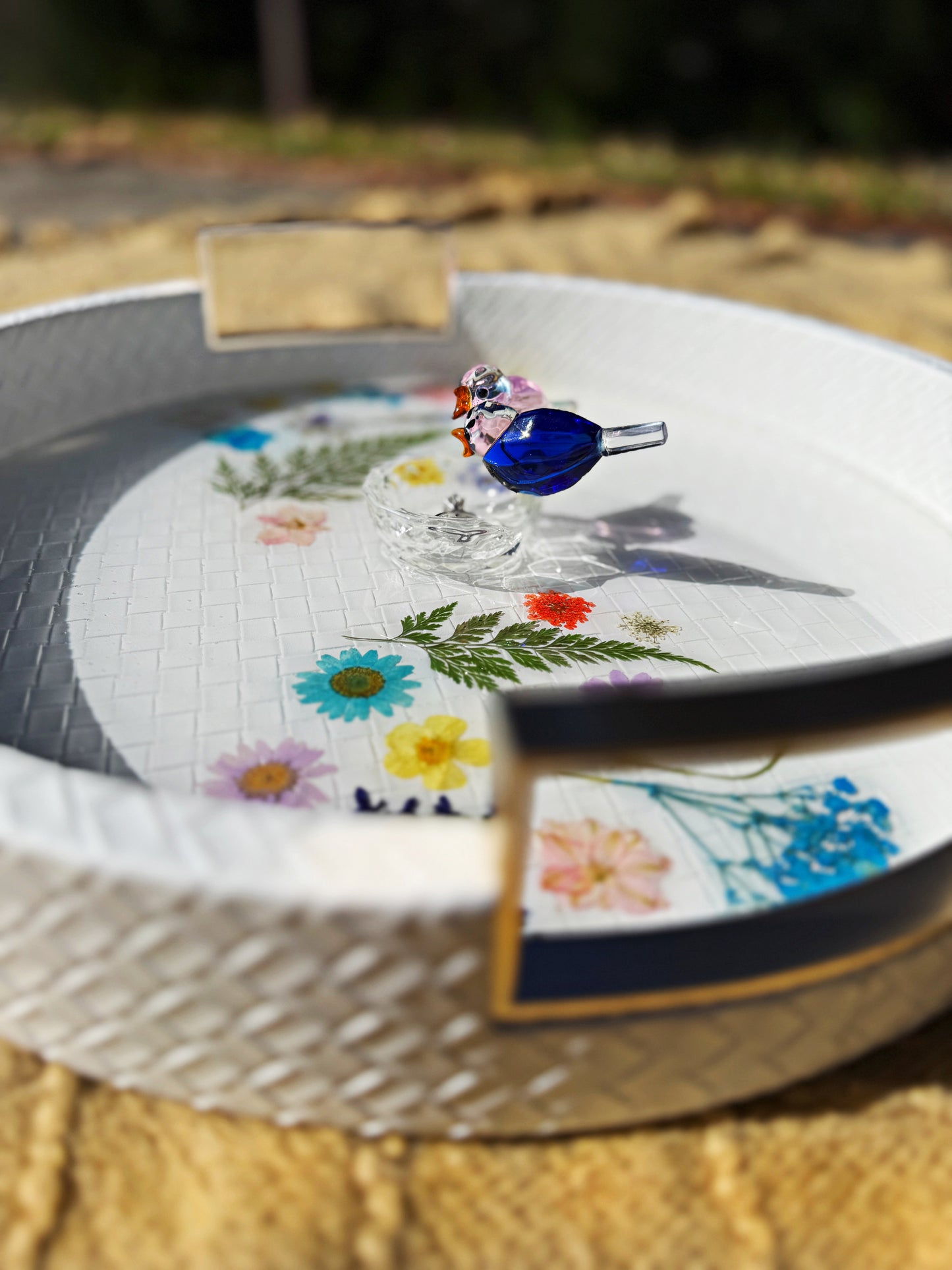 Bird Bath Garden Tray
